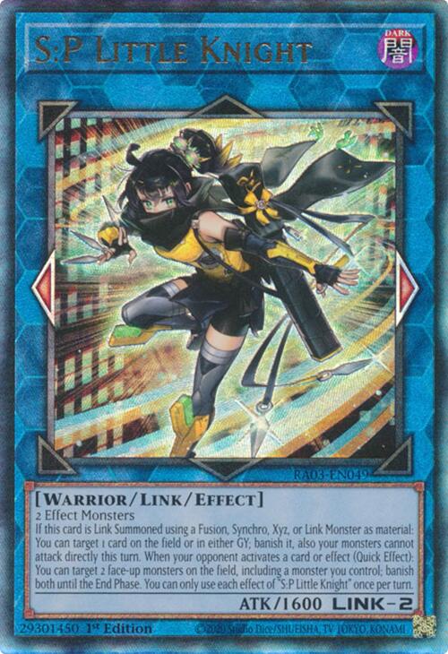 S:P Little Knight (UTR) [RA03-EN049] Prismatic Ultimate Rare | Galaxy Games LLC