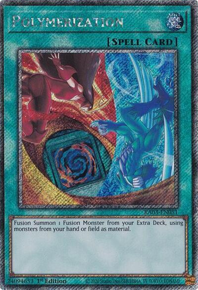 Polymerization (Platinum Secret Rare) [RA03-EN051] Platinum Secret Rare | Galaxy Games LLC