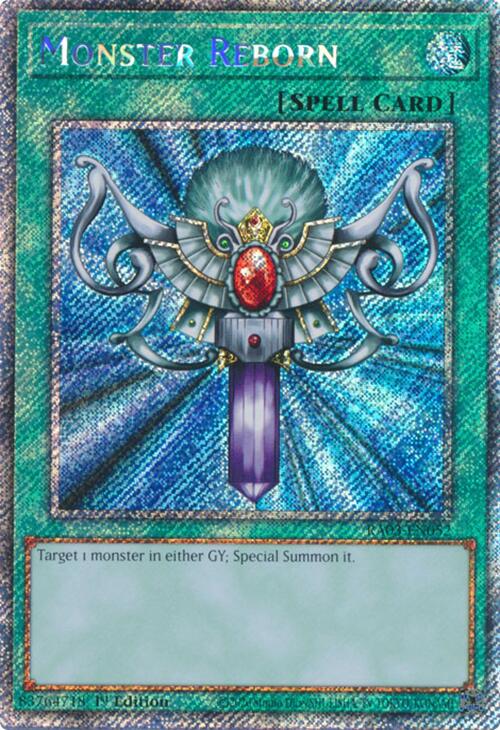 Monster Reborn (Platinum Secret Rare) [RA03-EN052] Platinum Secret Rare | Galaxy Games LLC