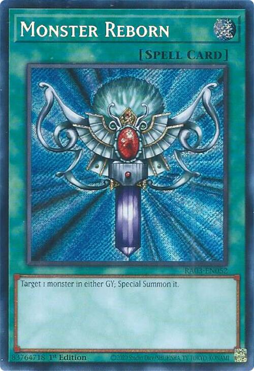 Monster Reborn (Secret Rare) [RA03-EN052] Secret Rare | Galaxy Games LLC