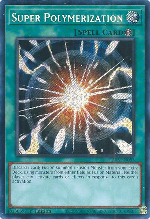 Super Polymerization (Secret Rare) [RA03-EN053] Secret Rare | Galaxy Games LLC