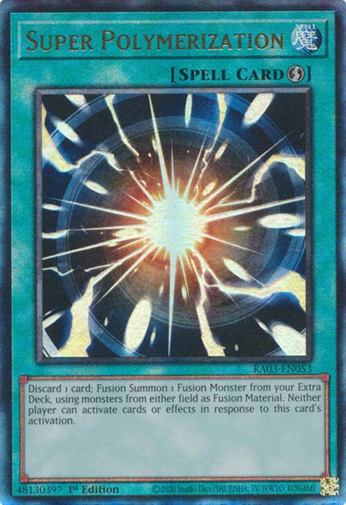 Super Polymerization (UTR) [RA03-EN053] Prismatic Ultimate Rare | Galaxy Games LLC