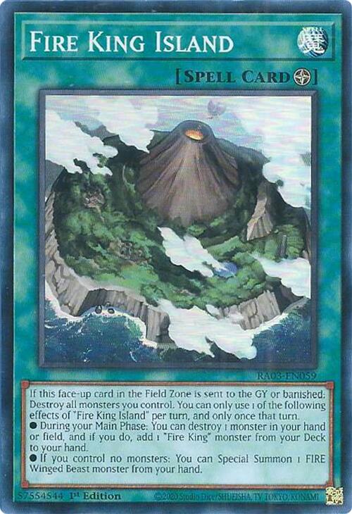 Fire King Island [RA03-EN059] Super Rare | Galaxy Games LLC