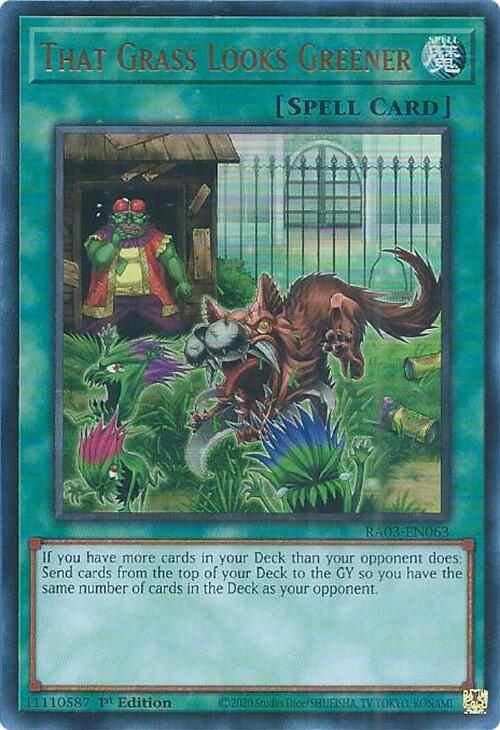 That Grass Looks Greener (UR) [RA03-EN063] Ultra Rare | Galaxy Games LLC