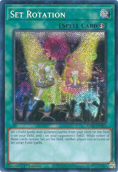 Set Rotation (Secret Rare) [RA03-EN065] Secret Rare | Galaxy Games LLC