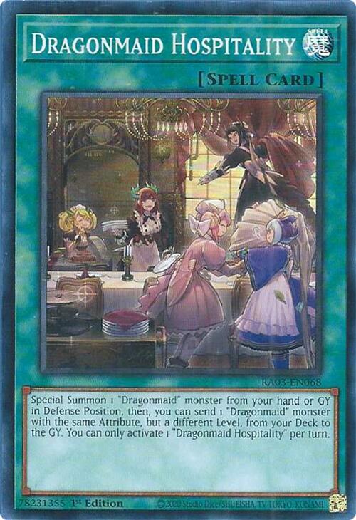 Dragonmaid Hospitality [RA03-EN068] Super Rare | Galaxy Games LLC