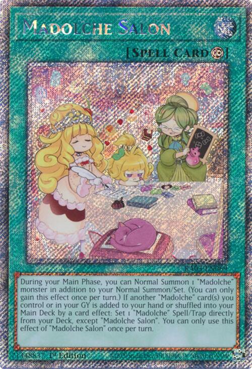 Madolche Salon (Platinum Secret Rare) [RA03-EN069] Platinum Secret Rare | Galaxy Games LLC