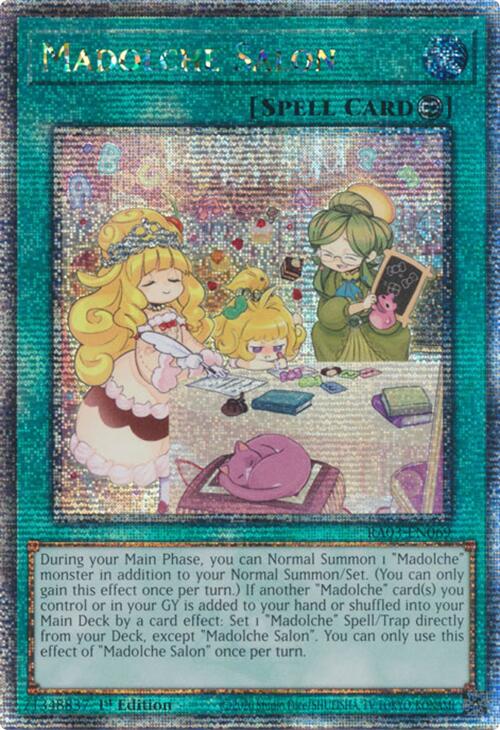 Madolche Salon (Quarter Century Secret Rare) [RA03-EN069] Quarter Century Secret Rare | Galaxy Games LLC