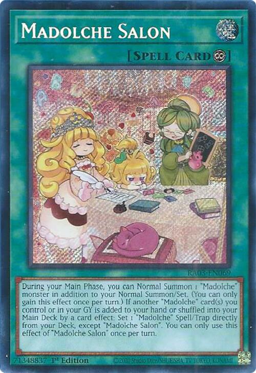 Madolche Salon (Secret Rare) [RA03-EN069] Secret Rare | Galaxy Games LLC