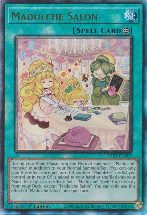 Madolche Salon (UTR) [RA03-EN069] Prismatic Ultimate Rare | Galaxy Games LLC