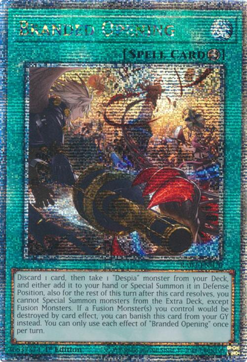 Branded Opening (Quarter Century Secret Rare) [RA03-EN070] Quarter Century Secret Rare | Galaxy Games LLC