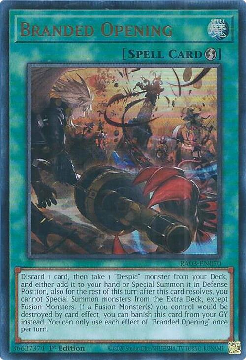 Branded Opening (UR) [RA03-EN070] Ultra Rare | Galaxy Games LLC