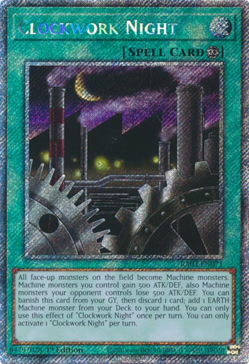 Clockwork Night (Platinum Secret Rare) [RA03-EN071] Platinum Secret Rare | Galaxy Games LLC