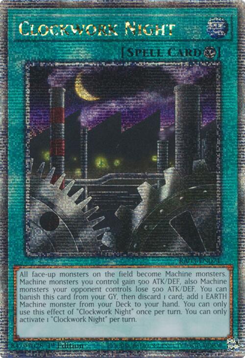 Clockwork Night (Quarter Century Secret Rare) [RA03-EN071] Quarter Century Secret Rare | Galaxy Games LLC