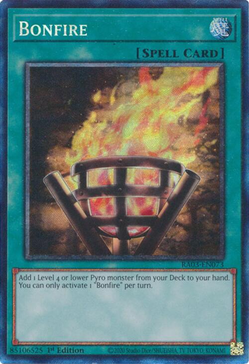 Bonfire (CR) [RA03-EN073] Prismatic Collector's Rare | Galaxy Games LLC