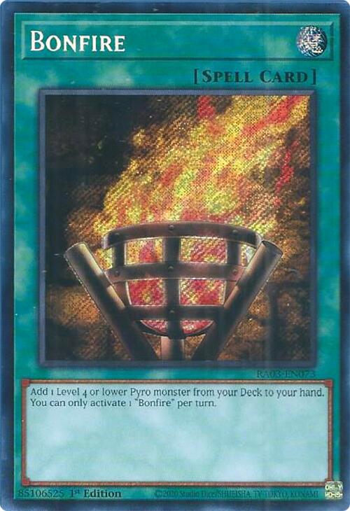 Bonfire (Secret Rare) [RA03-EN073] Secret Rare | Galaxy Games LLC