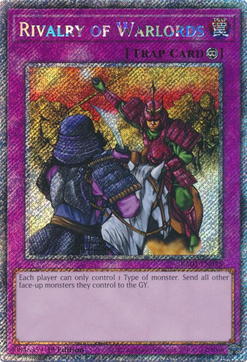 Rivalry of Warlords (Platinum Secret Rare) [RA03-EN075] Platinum Secret Rare | Galaxy Games LLC