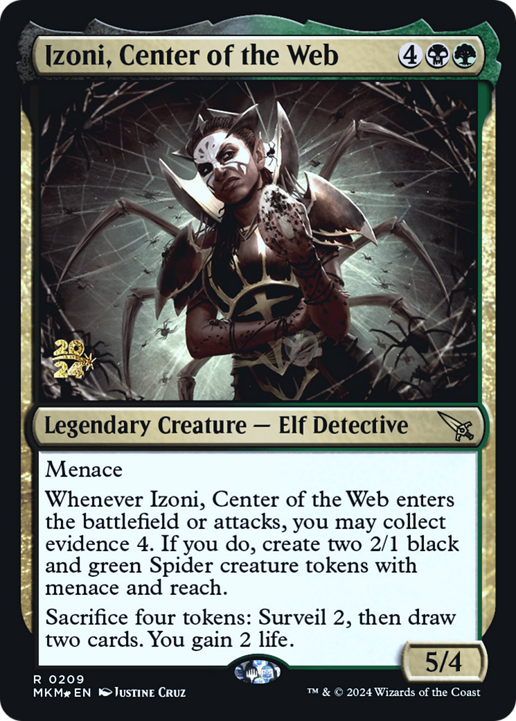 Izoni, Center of the Web [Murders at Karlov Manor Prerelease Promos] | Galaxy Games LLC