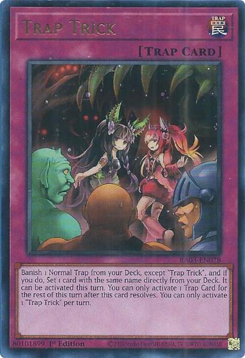 Trap Trick (UR) [RA03-EN078] Ultra Rare | Galaxy Games LLC