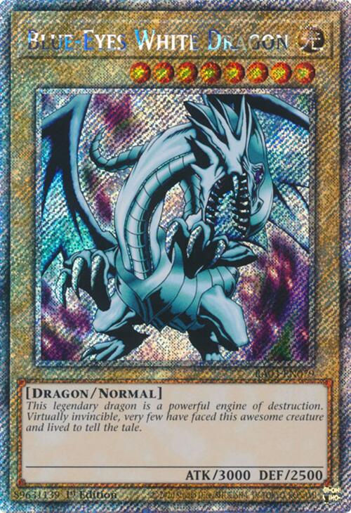 Blue-Eyes White Dragon (Platinum Secret Rare) [RA03-EN079] Platinum Secret Rare | Galaxy Games LLC