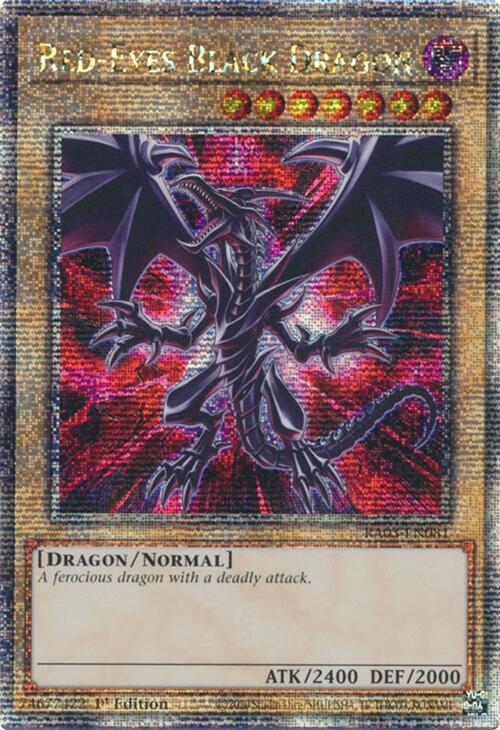 Red-Eyes Black Dragon (Quarter Century Secret Rare) [RA03-EN081] Quarter Century Secret Rare | Galaxy Games LLC