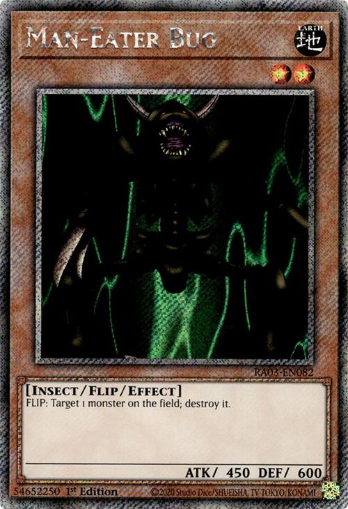 Man-Eater Bug (Platinum Secret Rare) [RA03-EN082] Platinum Secret Rare | Galaxy Games LLC