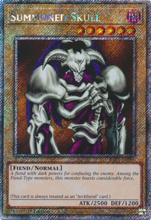 Summoned Skull (Platinum Secret Rare) [RA03-EN086] Platinum Secret Rare | Galaxy Games LLC