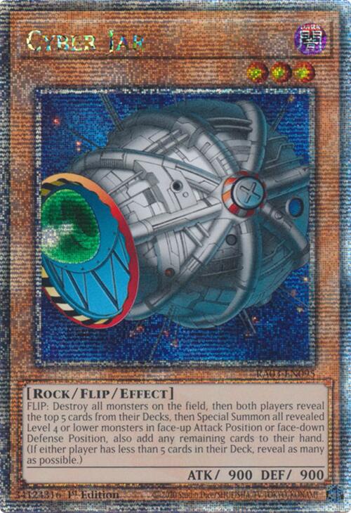 Cyber Jar (Quarter Century Secret Rare) [RA03-EN095] Quarter Century Secret Rare | Galaxy Games LLC