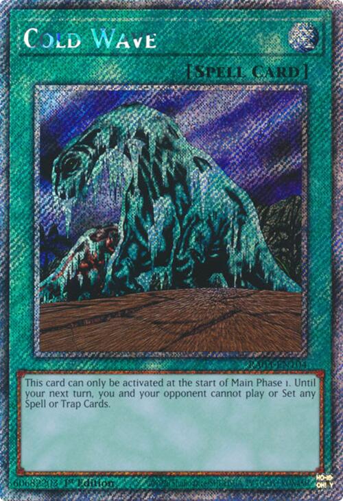 Cold Wave (Platinum Secret Rare) [RA03-EN104] Platinum Secret Rare | Galaxy Games LLC