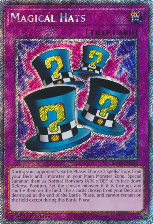 Magical Hats (Platinum Secret Rare) [RA03-EN107] Platinum Secret Rare | Galaxy Games LLC