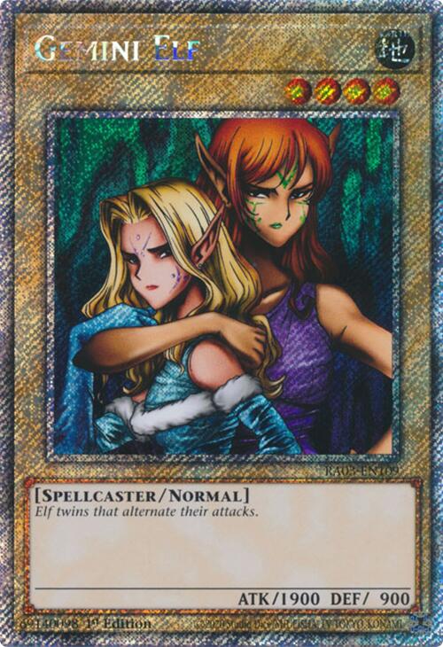 Gemini Elf (Platinum Secret Rare) [RA03-EN109] Platinum Secret Rare | Galaxy Games LLC