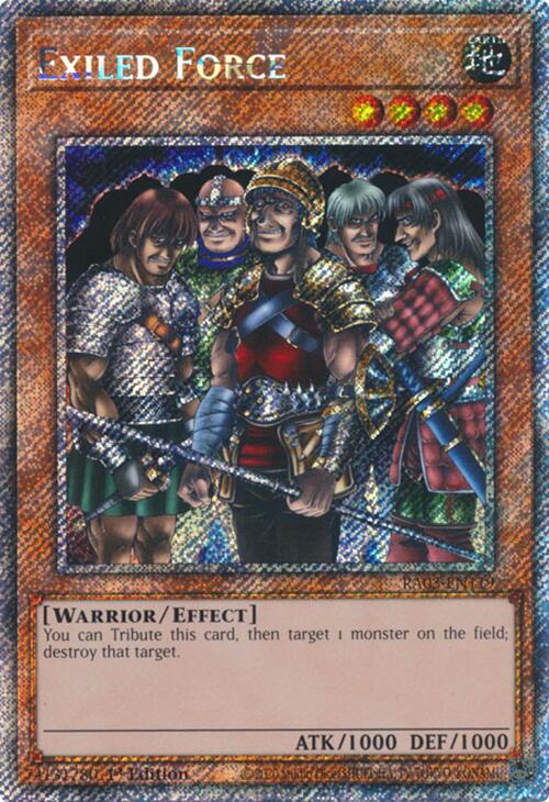 Exiled Force (Platinum Secret Rare) [RA03-EN119] Platinum Secret Rare | Galaxy Games LLC