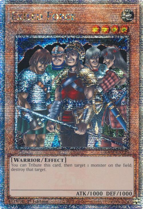 Exiled Force (Quarter Century Secret Rare) [RA03-EN119] Quarter Century Secret Rare | Galaxy Games LLC