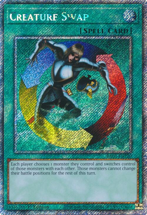 Creature Swap (Platinum Secret Rare) [RA03-EN120] Platinum Secret Rare | Galaxy Games LLC