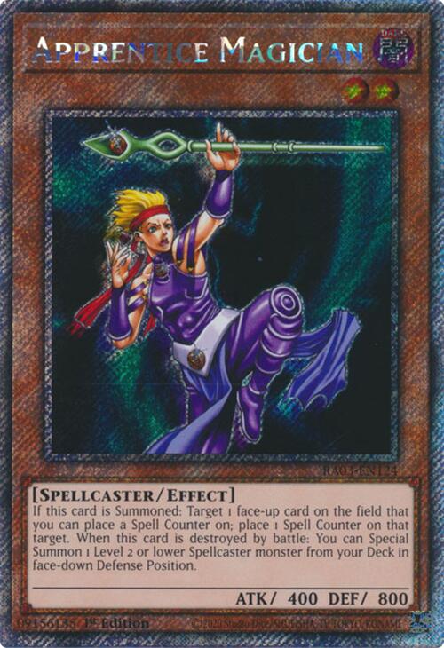 Apprentice Magician (Platinum Secret Rare) [RA03-EN124] Platinum Secret Rare | Galaxy Games LLC