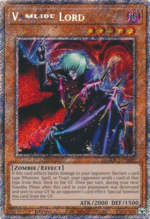 Vampire Lord (Platinum Secret Rare) [RA03-EN128] Platinum Secret Rare | Galaxy Games LLC