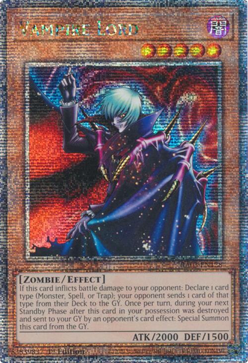 Vampire Lord (Quarter Century Secret Rare) [RA03-EN128] Quarter Century Secret Rare | Galaxy Games LLC