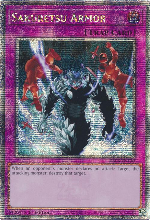 Sakuretsu Armor (Quarter Century Secret Rare) [RA03-EN130] Quarter Century Secret Rare | Galaxy Games LLC