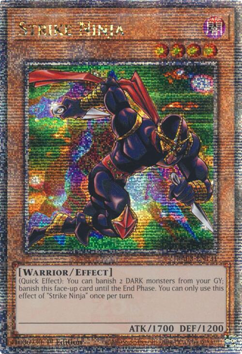 Strike Ninja (Quarter Century Secret Rare) [RA03-EN131] Quarter Century Secret Rare | Galaxy Games LLC