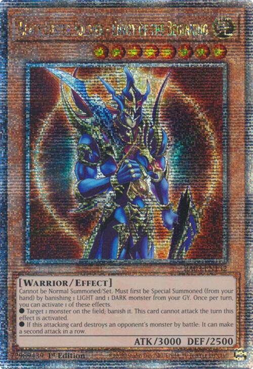 Black Luster Soldier - Envoy of the Beginning (Quarter Century Secret Rare) [RA03-EN132] Quarter Century Secret Rare | Galaxy Games LLC