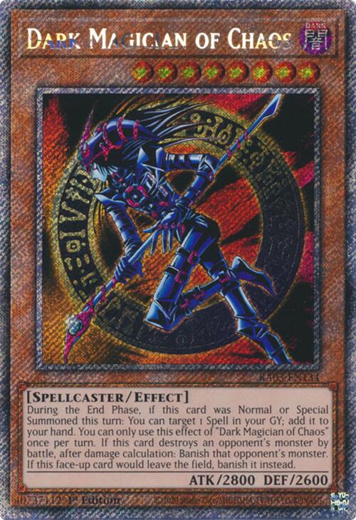 Dark Magician of Chaos (Platinum Secret Rare) [RA03-EN134] Platinum Secret Rare | Galaxy Games LLC