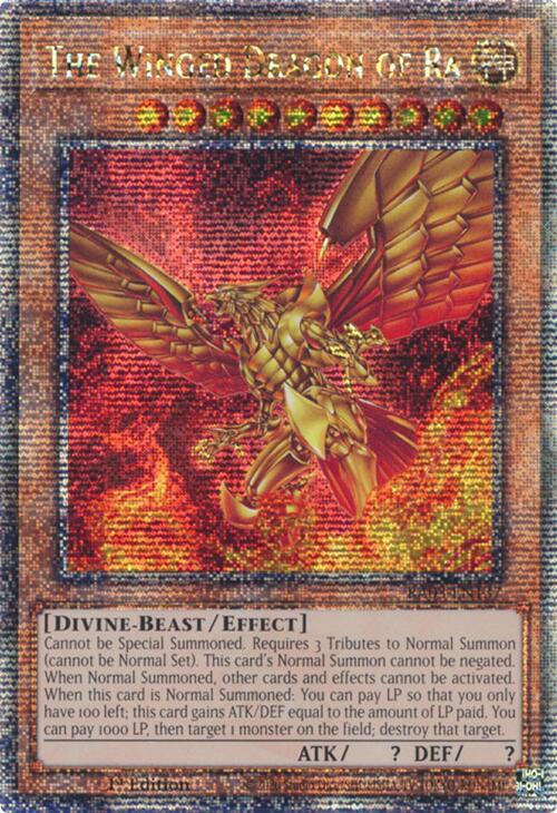 The Winged Dragon of Ra (Quarter Century Secret Rare) [RA03-EN137] Quarter Century Secret Rare | Galaxy Games LLC