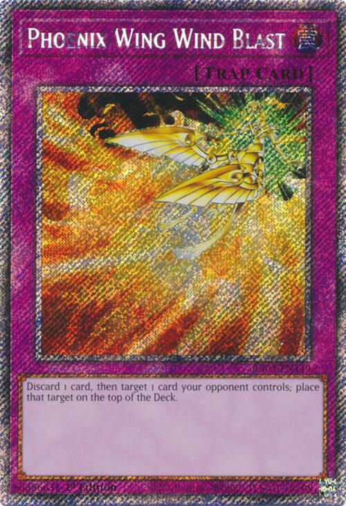 Phoenix Wing Wind Blast (Platinum Secret Rare) [RA03-EN149] Platinum Secret Rare | Galaxy Games LLC