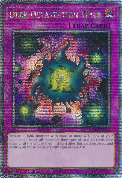 Deck Devastation Virus (Quarter Century Secret Rare) [RA03-EN150] Quarter Century Secret Rare | Galaxy Games LLC