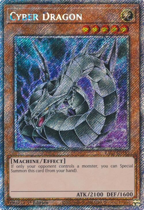 Cyber Dragon (Platinum Secret Rare) [RA03-EN155] Platinum Secret Rare | Galaxy Games LLC