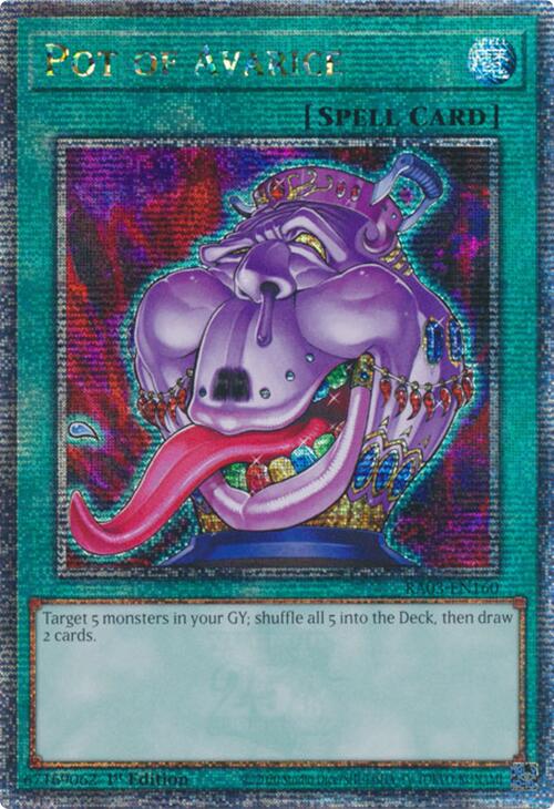 Pot of Avarice (Quarter Century Secret Rare) [RA03-EN160] Quarter Century Secret Rare | Galaxy Games LLC