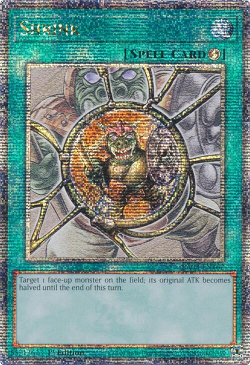 Shrink (Quarter Century Secret Rare) [RA03-EN162] Quarter Century Secret Rare | Galaxy Games LLC