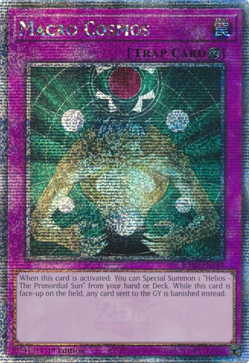 Macro Cosmos (Quarter Century Secret Rare) [RA03-EN164] Quarter Century Secret Rare | Galaxy Games LLC