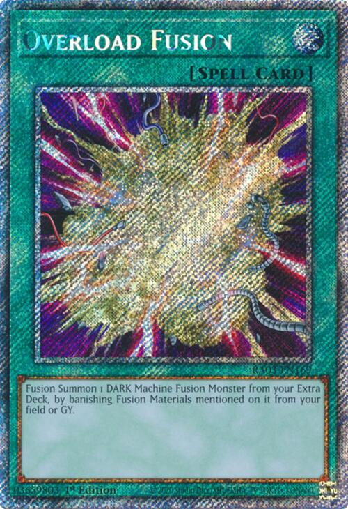 Overload Fusion (Platinum Secret Rare) [RA03-EN169] Platinum Secret Rare | Galaxy Games LLC