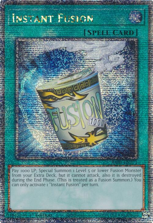 Instant Fusion (Quarter Century Secret Rare) [RA03-EN171] Quarter Century Secret Rare | Galaxy Games LLC